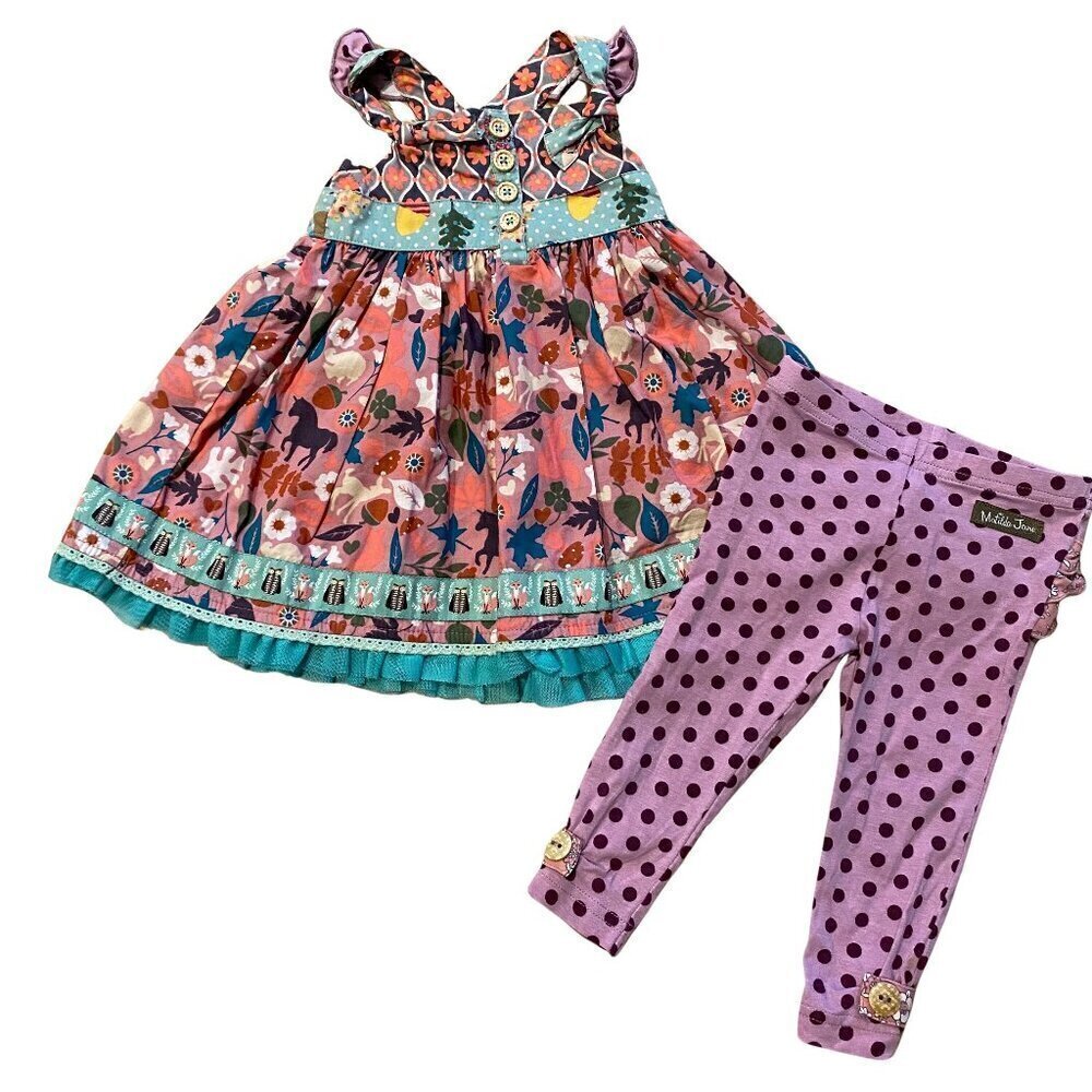 Matilda Jane 2 piece Sundress Set - Size 6-12 months - Like New!